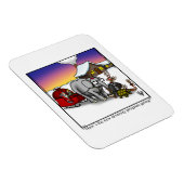 Funny Christmas Humor Magnet Gift Magneet (Rechterzijde)