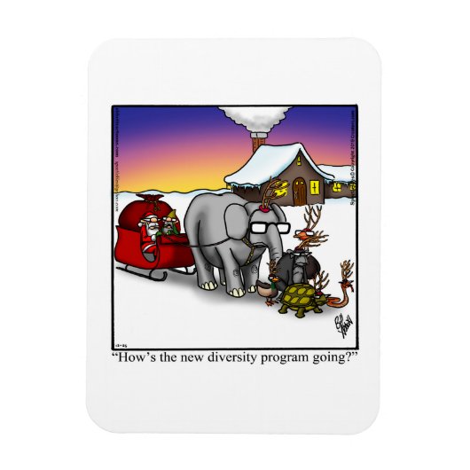 Funny Christmas Humor Magnet Gift Magneet (Verticaal)
