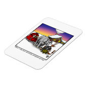 Funny Christmas Humor Magnet Gift Magneet (Linkerzijde)