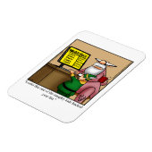 Funny Christmas Humor Magnet Gift Magneet (Linkerzijde)