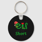 Funny Christmas I'm Not An Elf I'm Just Short Xmas Sleutelhanger (Voorkant)