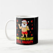 Funny Christmas In July Santa Summer Vacation Men  Koffiemok (Links)