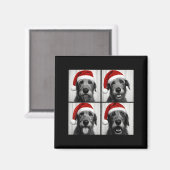 Funny Christmas Irish Wolfhound Santa Dog Lover Ph Magneet (Voorkant / Achterkant)