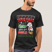 Funny Christmas Is Better With A Poodle Awesome T-shirt (Voorkant)