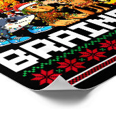 Funny Christmas Italian Brain Rot For Men Women Bo Poster (Hoek)