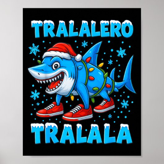 Funny Christmas Italian Brain Rot For Men Women Bo Poster (Voorkant)