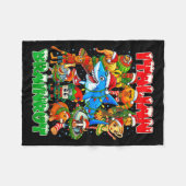 Funny Christmas Italian Brain Rot Italian Brainrot Fleece Deken (Voorkant (Horizontaal))