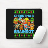 Funny Christmas Italian Brain Rot Italian Brainrot Muismat (Met muis)