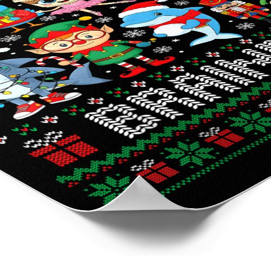 Funny Christmas Italian Brain Rot Italian Brainrot Poster (Hoek)