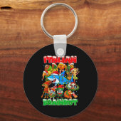 Funny Christmas Italian Brain Rot Italian Brainrot Sleutelhanger (Voorkant)