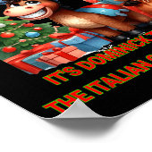 Funny Christmas Italian Christmas Dominick The  Poster (Hoek)