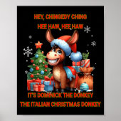 Funny Christmas Italian Christmas Dominick The  Poster (Voorkant)