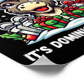 Funny Christmas Italian Christmas Donkey Dominic T Poster (Hoek)