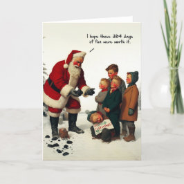 Funny Christmas Kaart - 364 Days of Fun