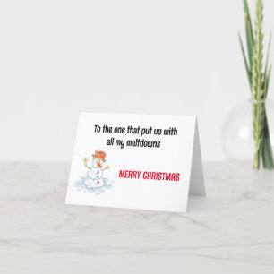 Funny Christmas Kaart, Feestdagen Kaart