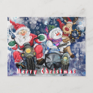 Funny Christmas Kaart met Happy Christmas Friends