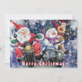 Funny Christmas Kaart met Happy Friends (Voorkant)