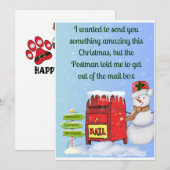 Funny Christmas Kaart Pun (Voorkant / Achterkant)