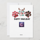 Funny Christmas Kaart Pun (Achterkant)