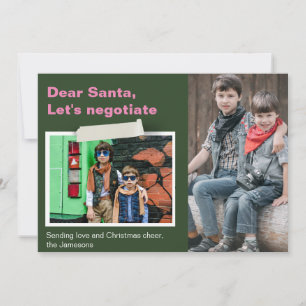 Funny Christmas Kaart Speels Lieve Santa Kaart