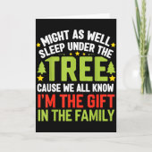 Funny Christmas Kids Mens Christmas Pajamas Women  Kaart (Voorkant)