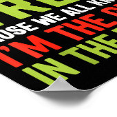 Funny Christmas Kids Mens Christmas Pajamas Women Poster (Hoek)