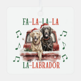 Funny Christmas Labrador Dog Ornament