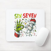 Funny Christmas Lights 6 7 Meme Six Seven Matching Muismat (Met muis)