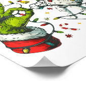 Funny Christmas Lights 6 7 Meme Six Seven Matching Poster (Hoek)