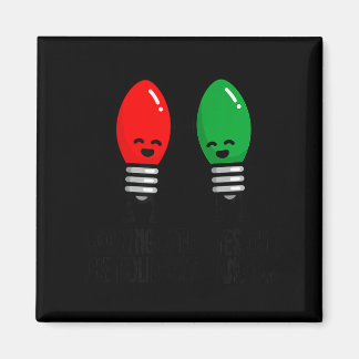 Funny Christmas Lights Pun Working Over Holidays_  Magneet