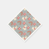 Funny Christmas Llamas Napkins Servet (Hoek)