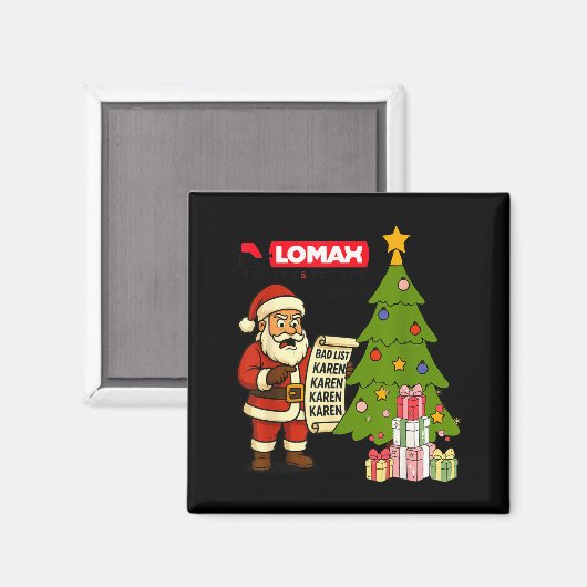 Funny Christmas  Magneet (Voorkant / Achterkant)