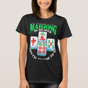 Funny Christmas Mahjong Drink Xmas Lights Groep T-shirt