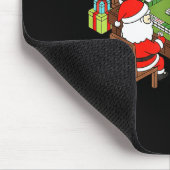 Funny Christmas Mahjong Santa Snowman Elf Reindeer Muismat (Hoek)