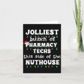 Funny Christmas Matching Group Work Pharmacy Techn Kaart (Voorkant)