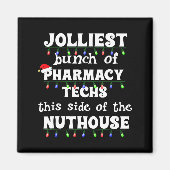 Funny Christmas Matching Group Work Pharmacy Techn Magneet (Voorkant)