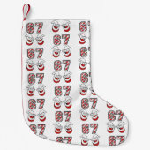 Funny Christmas Meme Six Seven 67 6 7 Holiday Kleine Kerstsok (Voorkant)