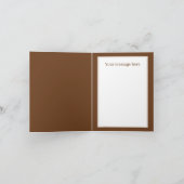 Funny Christmas moose add message  Feestdagen Kaart (Binnen)