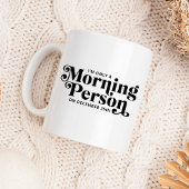 Funny Christmas Morning December 25th Tweekleurige Koffiemok