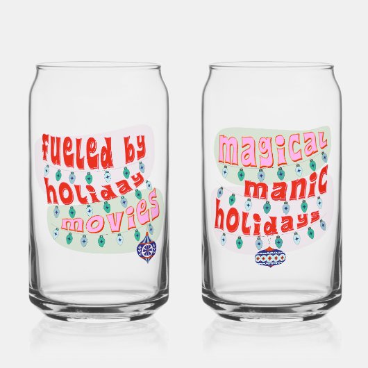 Funny Christmas Movies Channel Holiday Gift Blikvorm Glas (Voorkant)