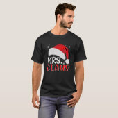 Funny Christmas MRS Claus Schattige Pet Santa Fami T-shirt (Voorkant volledig)