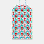 Funny Christmas Mrs Claus verslaat de kerstman bij Cadeaulabel (Achterkant)