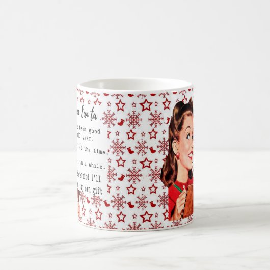 Funny Christmas Mug Best Friend "Dear Santa" Koffiemok (Center)