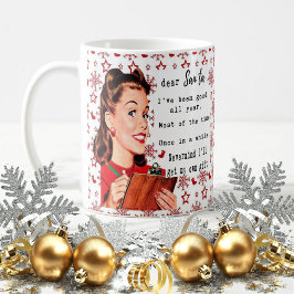 Funny Christmas Mug Best Friend "Dear Santa" Koffiemok