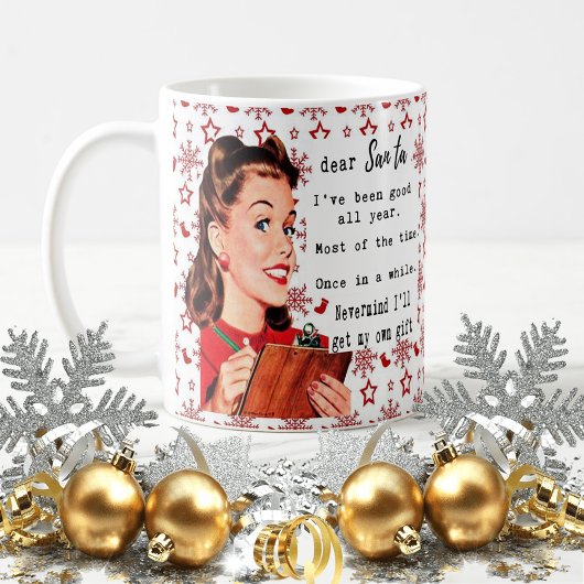 Funny Christmas Mug Best Friend "Dear Santa" Koffiemok