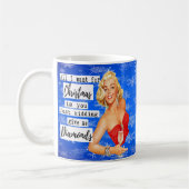 Funny Christmas Mug Best Friend "Give me Diamonds" Koffiemok (Links)