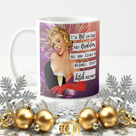 Funny Christmas Mug Best Friend NYE Resolutions Koffiemok