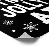 Funny Christmas Naughty Adults Pajama, Santa I'm J Poster (Hoek)