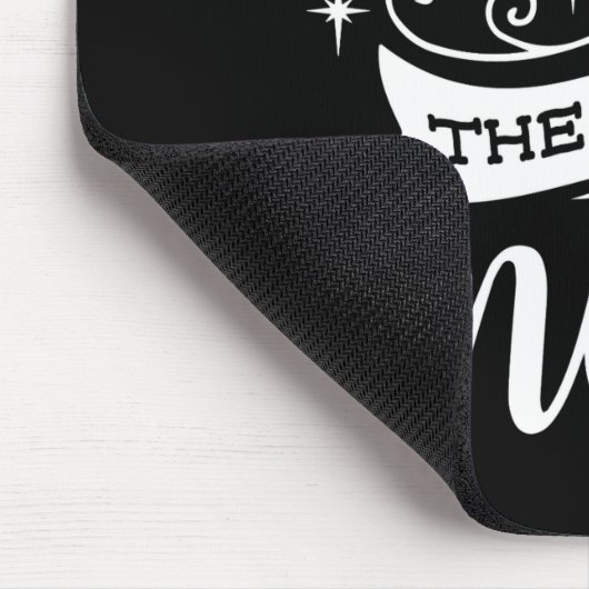 Funny Christmas Naughty Is The New Nice Monogram T Muismat (Hoek)