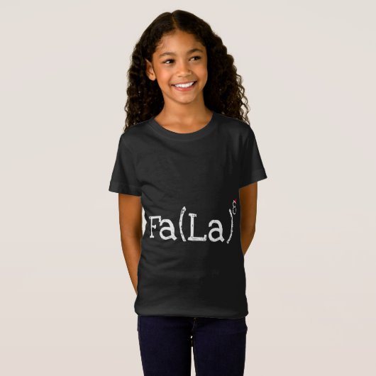Funny Christmas Nerd - Schattigee Wiskunde Fa La L T-shirt (Voorkant volledig)